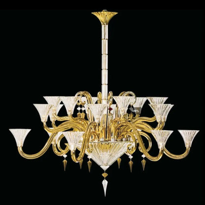 HomeDor  Luxury Premium Laurel Oriental Classical Crystal Chandelier