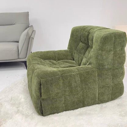 HomeDor Comfy Lounge Teddy Fluff Fabric Beanbag Sofa Chair