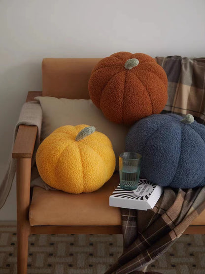 HomeDor Stuffed Pumpkin Shape Plush Pillow