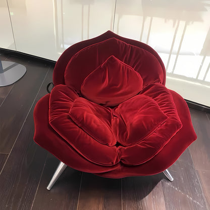 HomeDor Italian Style Creative Rose Petal Sofa Chair