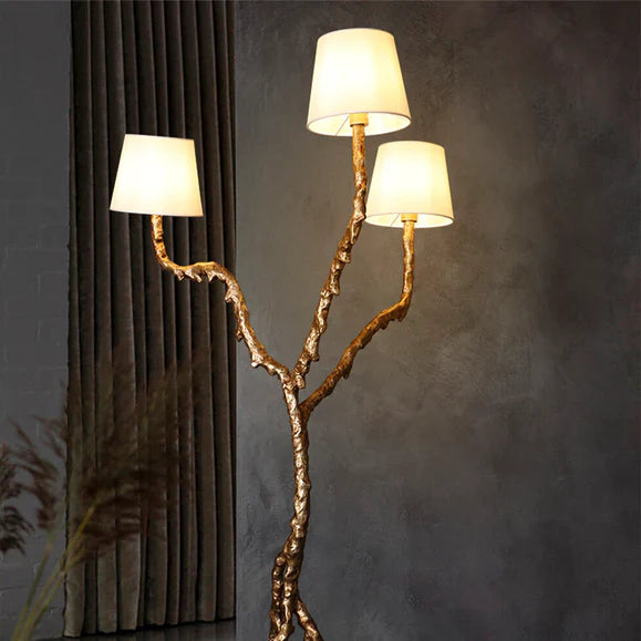 HomeDor Luxury 3-Head Floor Lamp
