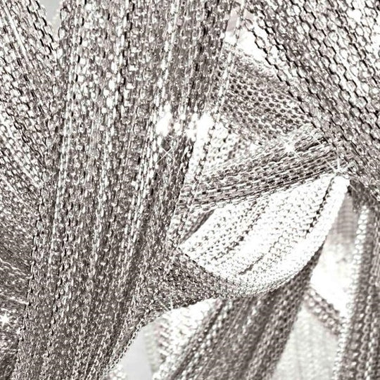Libby Artistic Quasten-Kronleuchter in Silber
