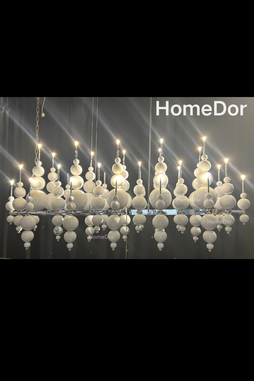 HomeDor Premium Modern Orb Cluster Chandelier