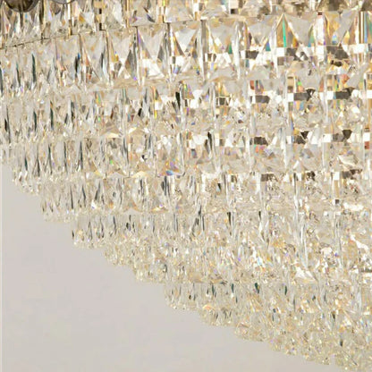 HomeDor Premium Extra Large Luxury Gourd Shape Crystal Chandelier