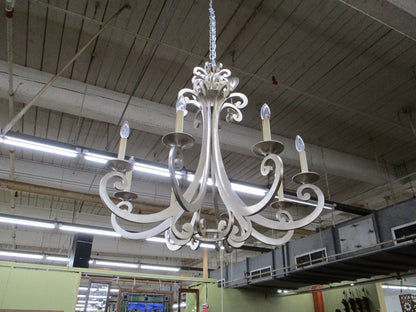 HomeDor Vintage Iron Art 8-Candle Chandelier