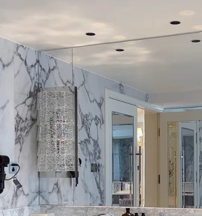 HomeDor Modern Creative Frozen Crystal Wall Sconce