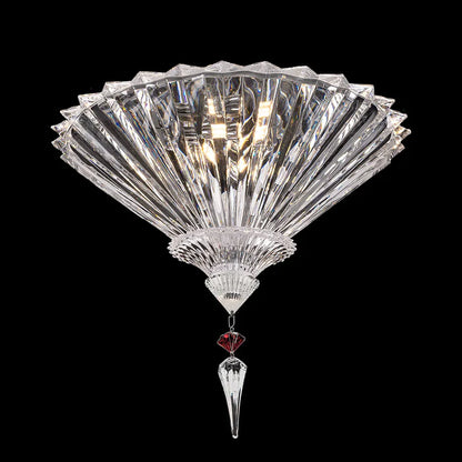 HomeDor Premium Classical Oriental Crystal Flush Mounted