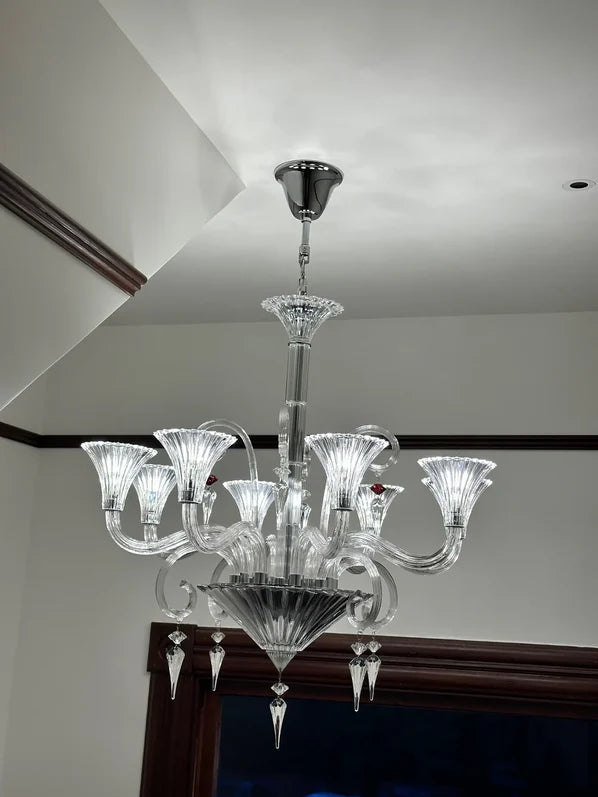 HomeDor  Luxury Premium Laurel Oriental Classical Crystal Chandelier