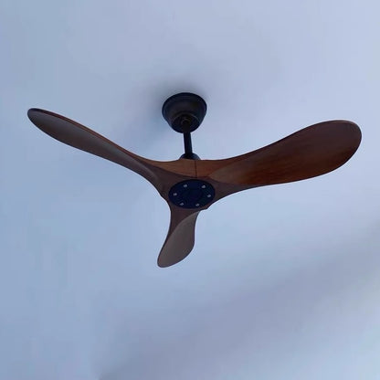 HomeDor Vintage Solid Wood Ceiling Fan Light For Living Room/Dining Room/Bedroom