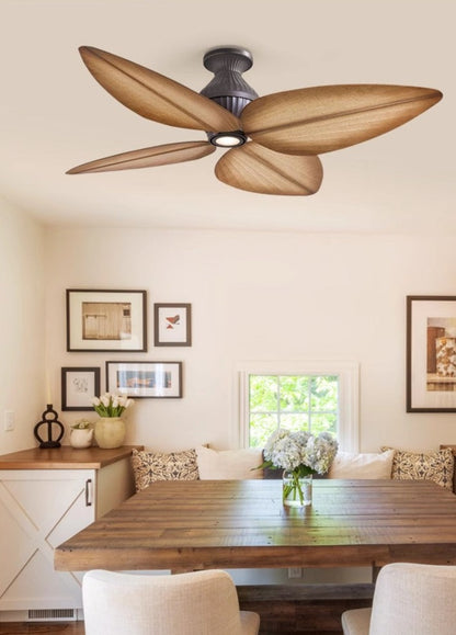 HomeDor Minimalist Leaf Ceiling Fan Light