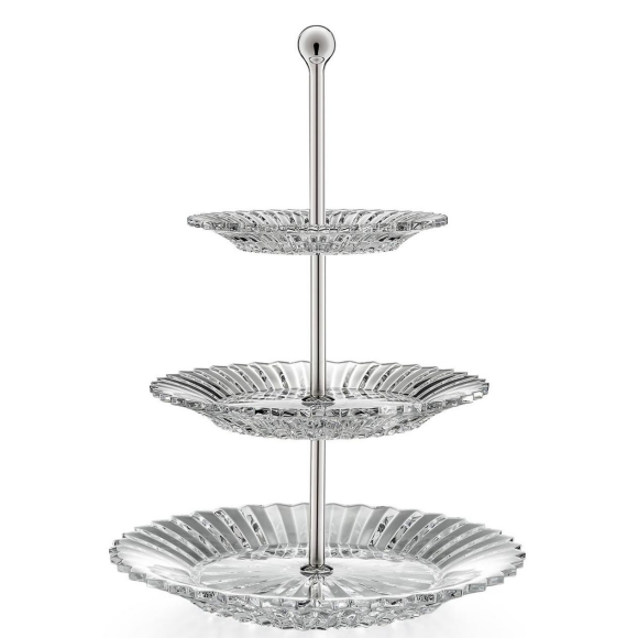 HomeDor Modern Luxury Crystal 1/2/3 Tiers Pastry Stand