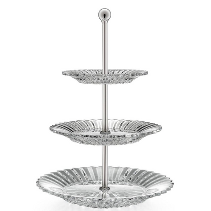 HomeDor Modern Luxury Crystal 1/2/3 Tiers Pastry Stand