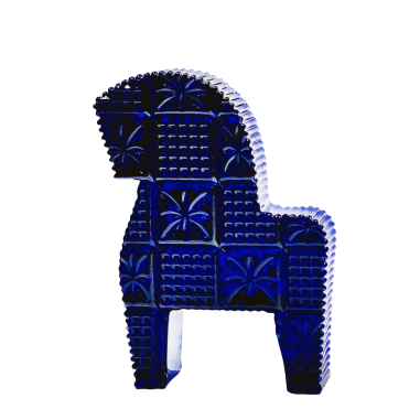 HomeDor Creative Toy Brick Horse Ornament