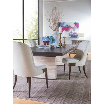 HomeDor Contemporary Extendable Rectangular Dining Table