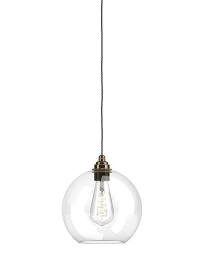 HomeDor Lily Clear Glass Bulb Pendant Chandelier