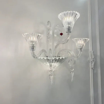 HomdeDor Premium Oriental Classical 2/3-Arm  Crystal Wall Sconce