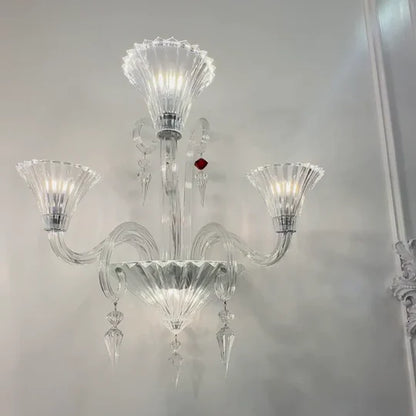 HomdeDor Premium Oriental Classical 2/3-Arm  Crystal Wall Sconce